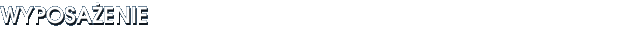 Wyposażenie